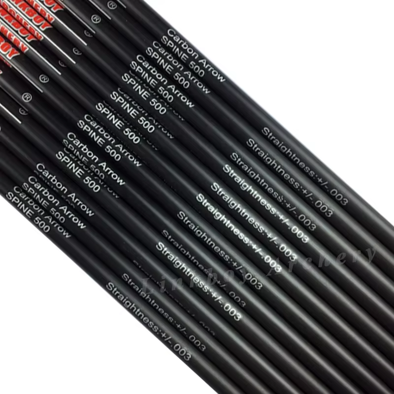 Linkboy Flechas de carbono para arco recurvo con puntas - imagen 3