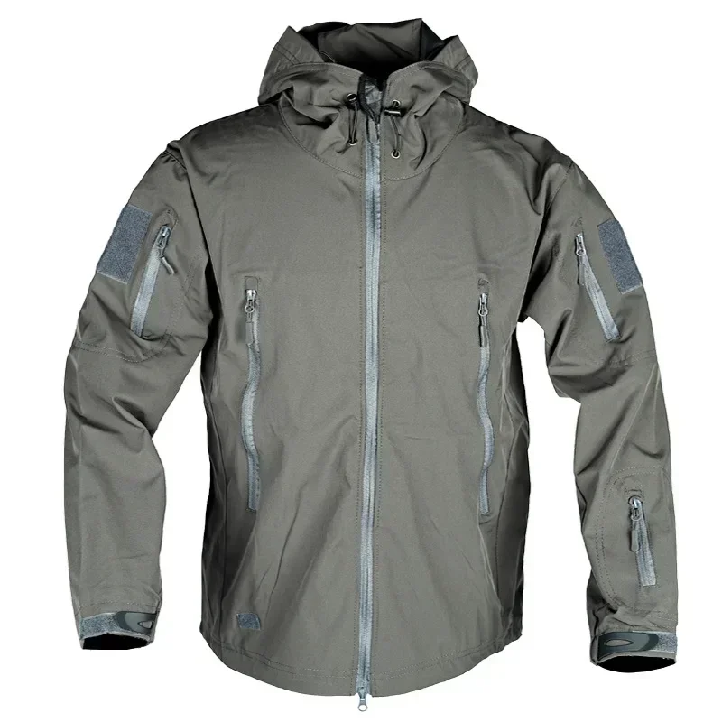 Chaqueta impermeable para hombre, impermeable exterior ligero con capucha para exteriores, chaqueta a prueba de viento para senderismo, chaquetas para escalar al aire libre