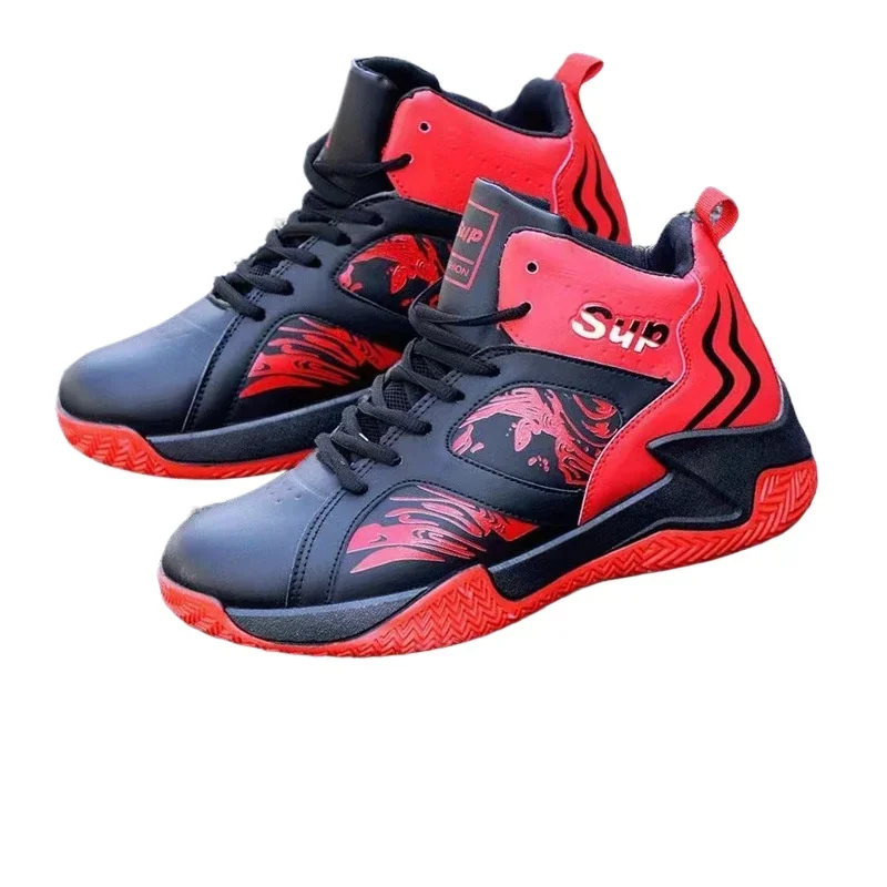Zapatillas de baloncesto para hombre, zapatillas deportivas antideslizantes con amortiguación transpirable, entrenamiento de gimnasia, zapatillas de baloncesto atléticas