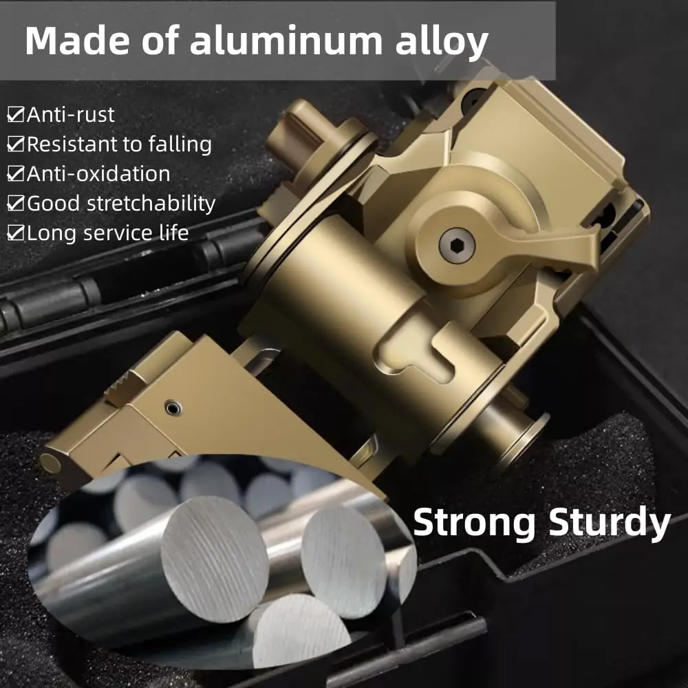 BOOIU NVG Mount PVS14/15/18 G24 montaje de aluminio L4G24 NVG Mount casco para gafas de visión nocturna NVG Metal casco montaje CS juegos - imagen 2