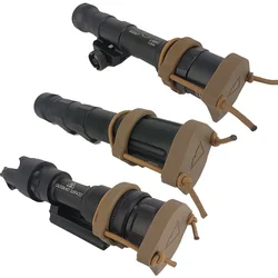 Cubierta protectora para linterna, tapa de lente frontal para SureFire M300 M600 M952V M951 MOD PLH-V2 OKW Scout, Protector de luz