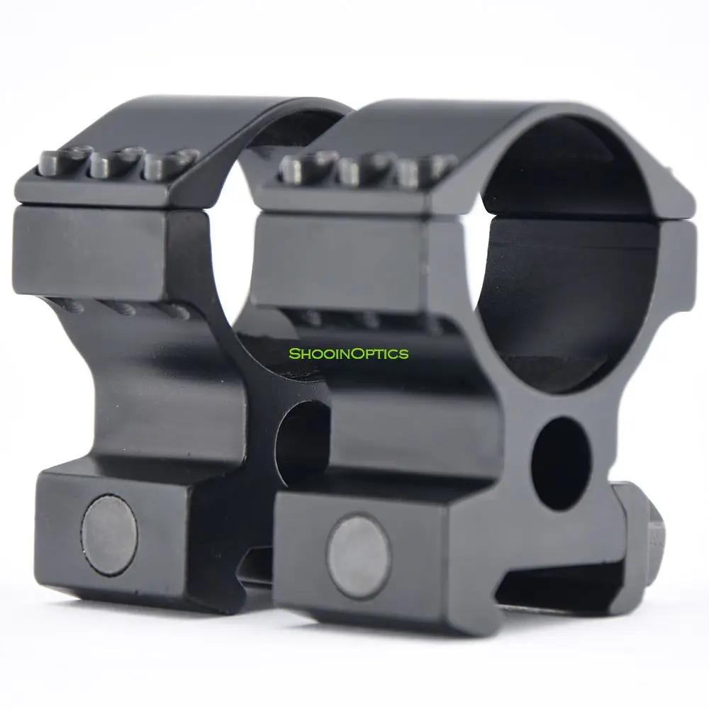 Soporte de anillo de alcance de 30 mm para riel Picatinny/Weaver de 20 mm de aluminio - imagen 4