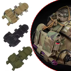 Bolsa táctica para casco, caja de batería, bolsa de contrapeso, batería remota, bolsa de almacenamiento de accesorios para casco con gancho para casco rápido