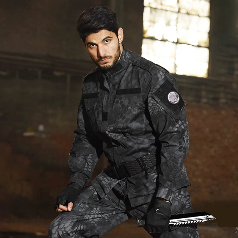 Ropa táctica de entrenamiento al aire libre, conjunto de chaqueta y pantalones, equipo táctico usable - imagen 2