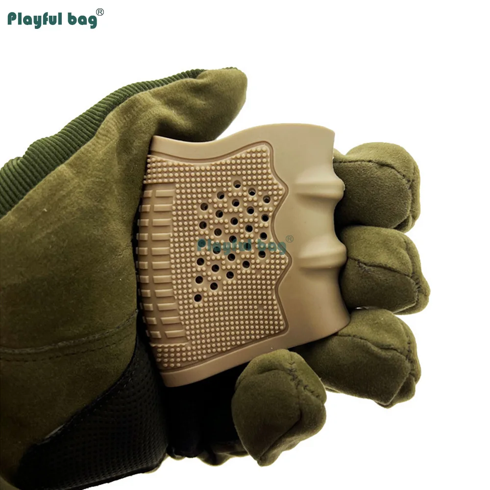 Funda de agarre suave M92 - Cubierta de mango antideslizante para pistolas M4/92F/GLOCK/G17/G18/P1/1911 - Cinta de agarre táctica universal AQB220 - imagen 3