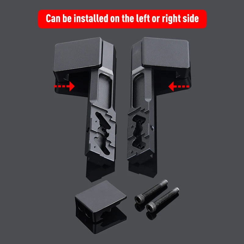 Montaje adaptable de metal para linterna PLHV2 M300 M600, montajes offset para linternas Surefir M340 M640, base de linterna táctica Scout Airsoft, equipo de caza - imagen 5