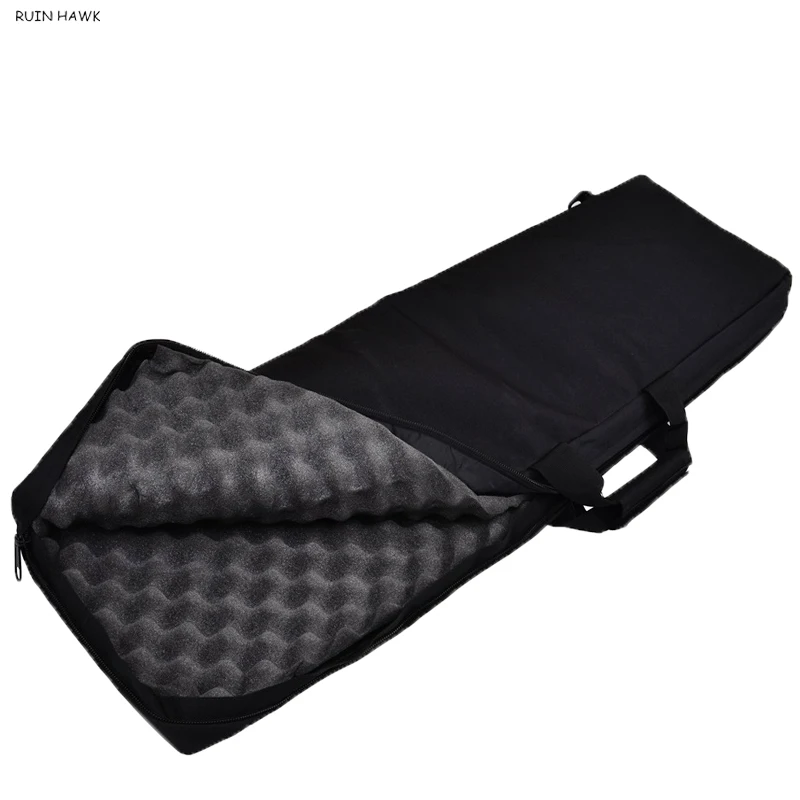 Bolsa táctica de nailon para pistola, bolsa de caza, estuche para Rifle Airsoft, bolsa de protección para transporte de pistola, para deportes al aire libre, pesca y Camping - imagen 2