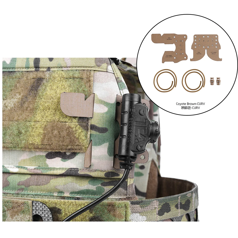 PEW TACTICAL PTT Wing estilo FERRO – Placa montaje CURV