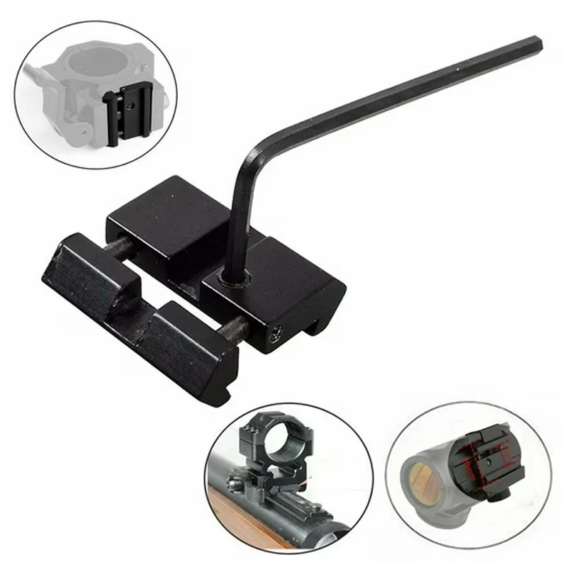 Base curvada Weaver-Picatinny para óptica .22 cal 11mm