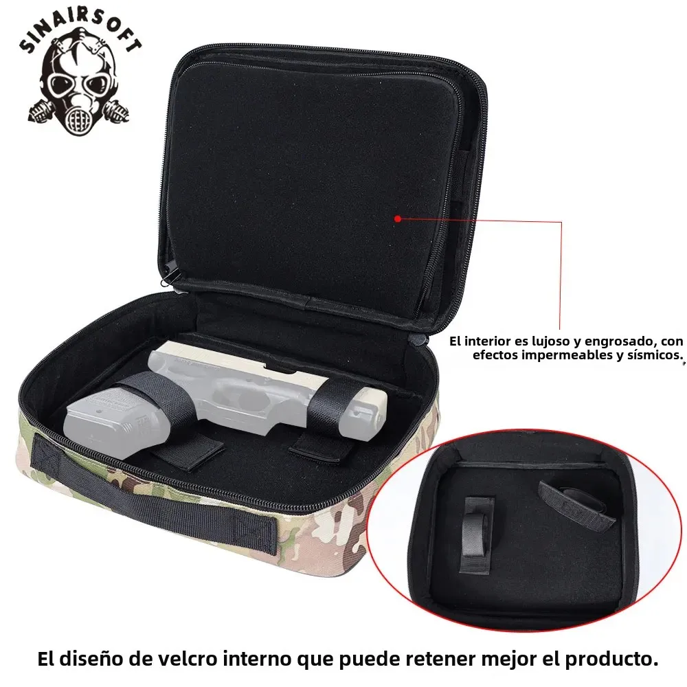 SINAIRSOFT nueva bolsa táctica más cálida bolsa de transporte de pistola multifuncional IPSC caza al aire libre bolsa de alimentación USB temperatura ajustable - imagen 5