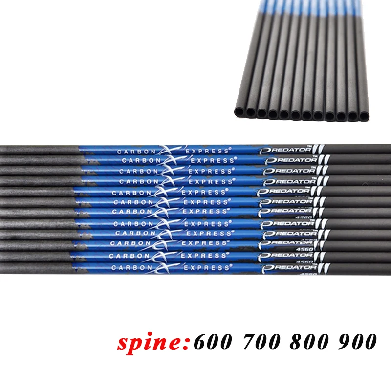 Flechas de carbono Spine 400 – 30 pulgadas para arco recurvo y caza - imagen 2