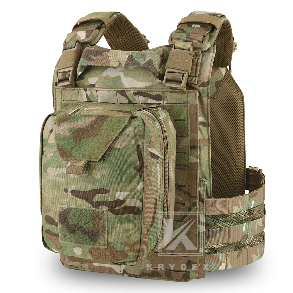 KRYDEX-bolsa médica táctica grande IFAK, paquete de rasgado, MOLLE de liberación rápida, botiquín de primeros auxilios de emergencia para exteriores, riñonera, bolsa para traumatismos - imagen 5