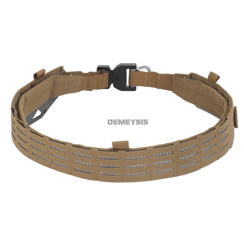 Cinturones de batalla Airsoft 2 en 1 arco ajustable combate táctico tiro faja resistente hebilla de tracción rápida cinturón de caza MOLLE - imagen 4