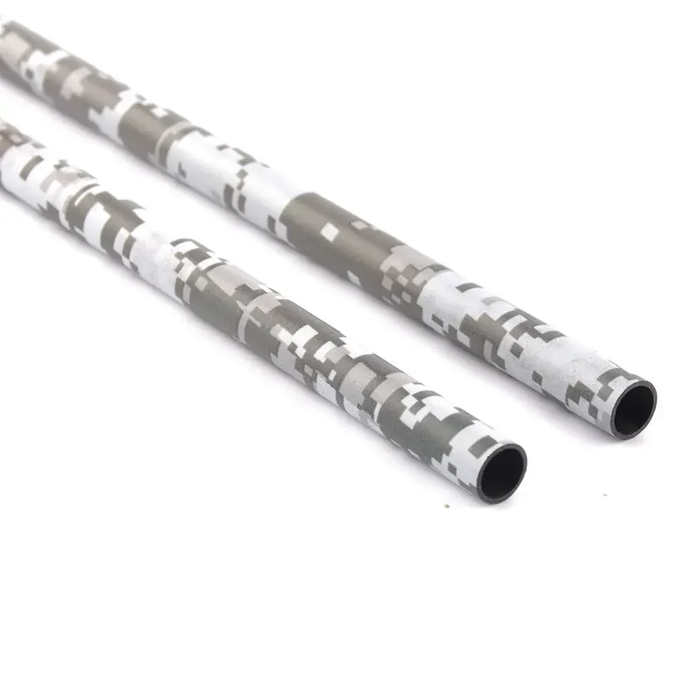 12 Uds Linkboy tiro con arco flechas de carbono puro Spine400 ID6.2mm inserto de aluminio para arco compuesto tiro de caza - imagen 4