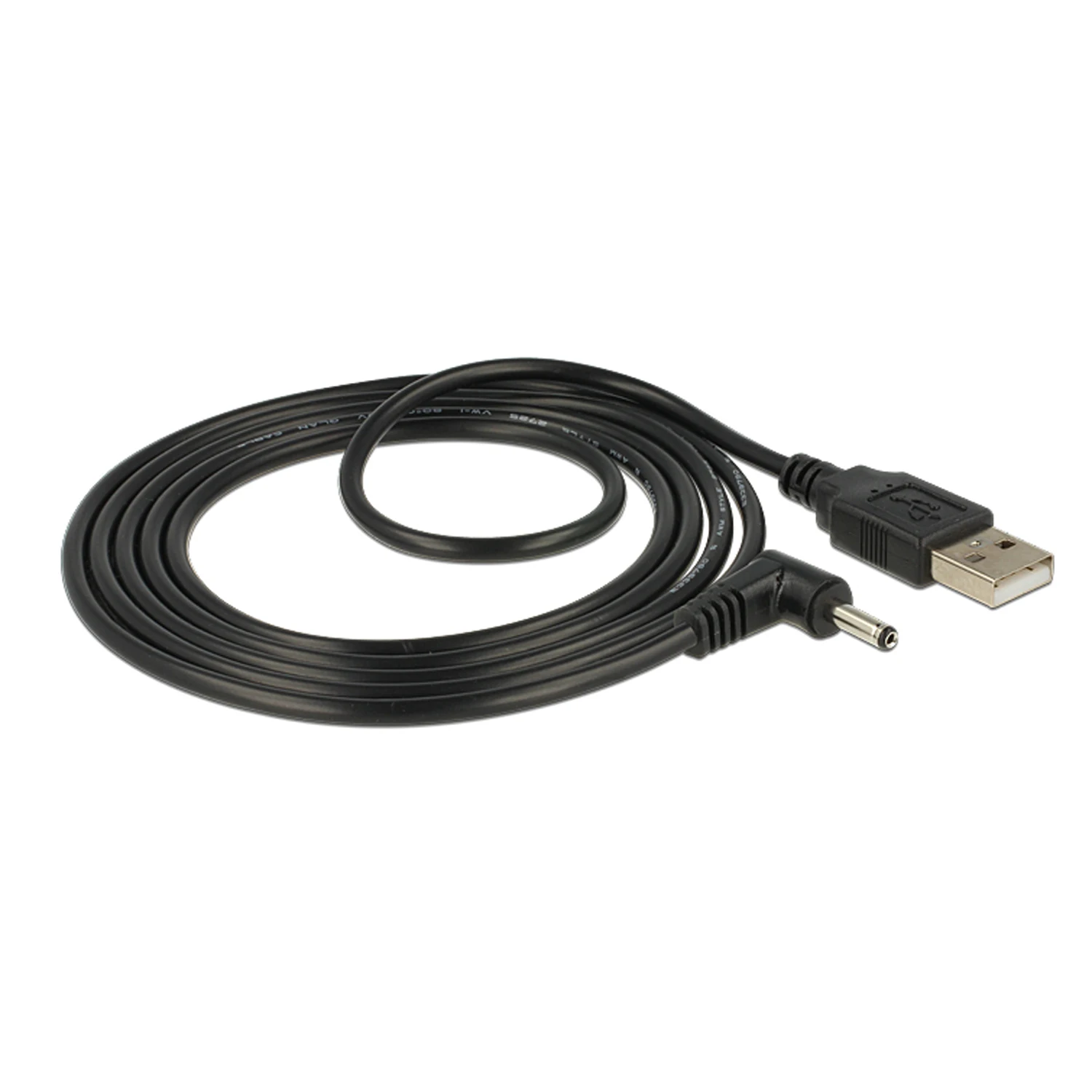 Chenyang-barril de enchufe de alimentación de CC, Cable de 5v, ángulo recto de 90 grados, 3,5mm, 1,35mm, 100cm a USB 2,0 macho - imagen 3