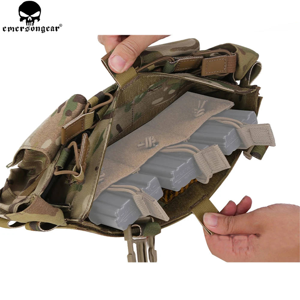 EMERSONGEAR-chaleco táctico de estilo MF Gen IV para caza al aire libre, aparejo de pecho, bolsa para revistas, EM7363 - imagen 3