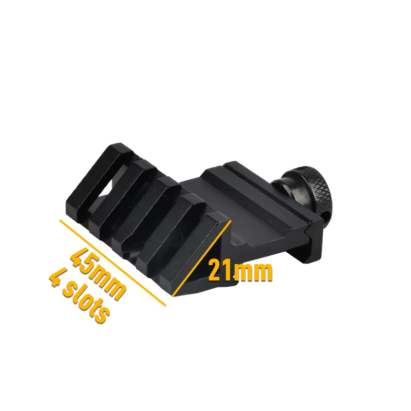 Adaptador offset 45º Picatinny para linterna táctica - imagen 2
