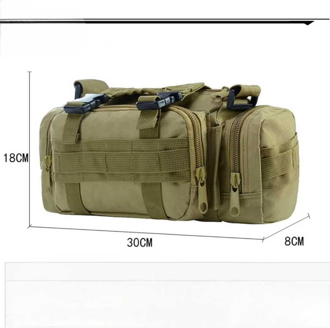 Riñonera MOLLE para exteriores – deporte táctico, camping y senderismo - imagen 3