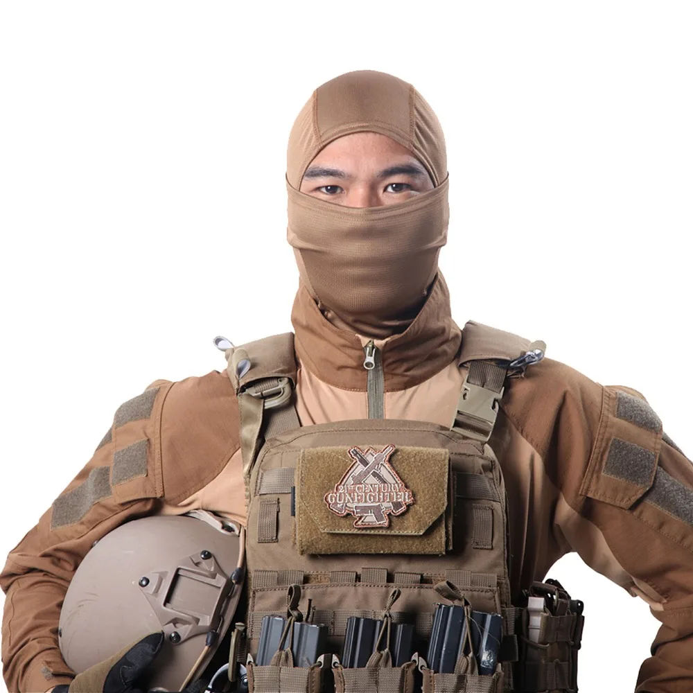 SINAIRSOFT pasamontañas de camuflaje táctico máscara facial completa Airsoft ciclismo bicicleta senderismo máscara puerto sombrero caza cabeza equipo - imagen 4