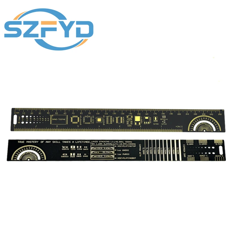 Regla PCB de 5 tipos, 9CM, 15CM, 20CM, 25CM, 30CM, herramienta de medición multifuncional, Chip de condensador de resistencia, Transistor de diodo IC SMD - imagen 4