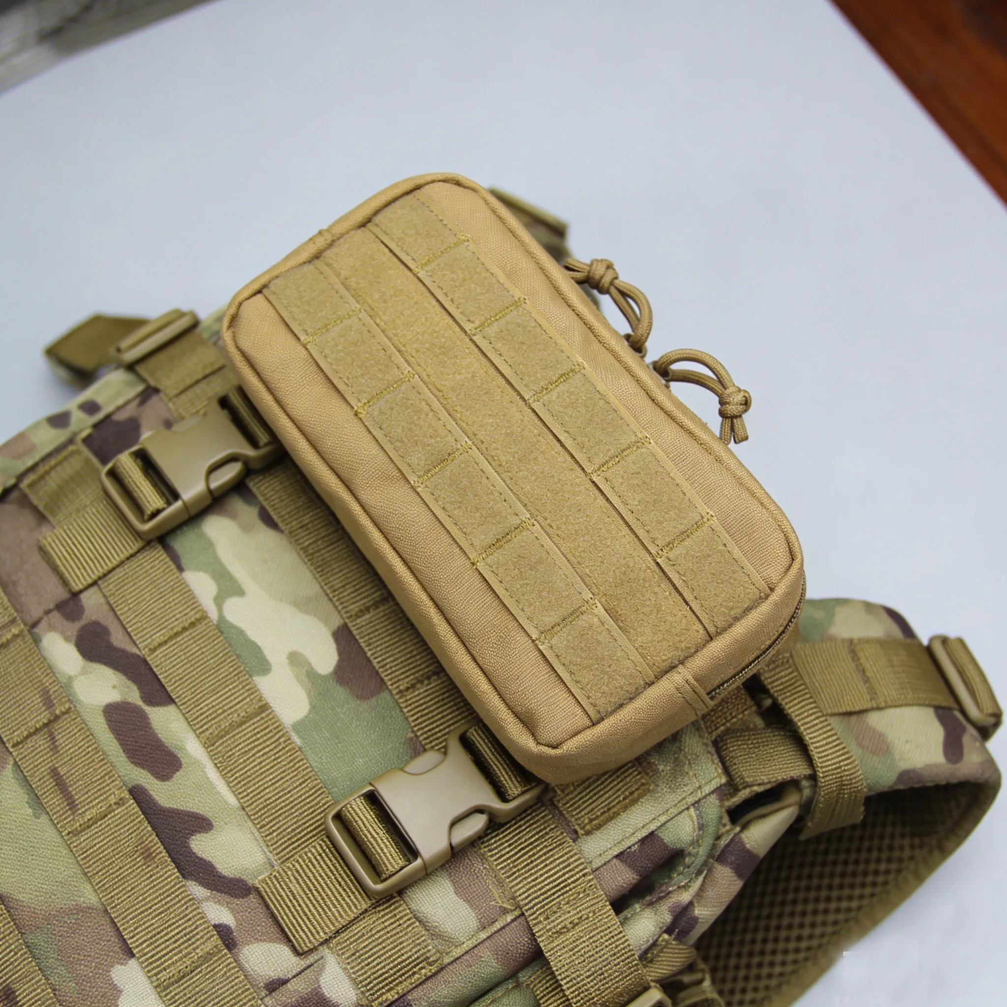 Kit de herramientas para exteriores, bolsa táctica, mochila MOLLE, bolsa para Kit médico, bolsa deportiva multifunción impermeable, bolsa de nailon 1000D - imagen 5