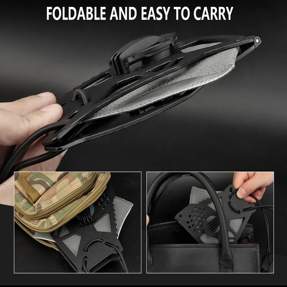 Mascarilla de media cara táctica VULPO, máscara plegable con forma de mariposa, KN90, filtro a prueba de polvo, Cosplay, Cyberpunk - imagen 4