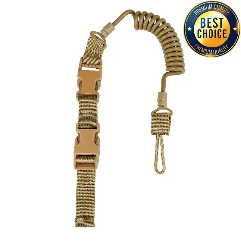 Cordón táctico de dos puntos para Rifle, resorte multiusos, correa para Rifle, accesorios para escopeta de tiro - imagen 2