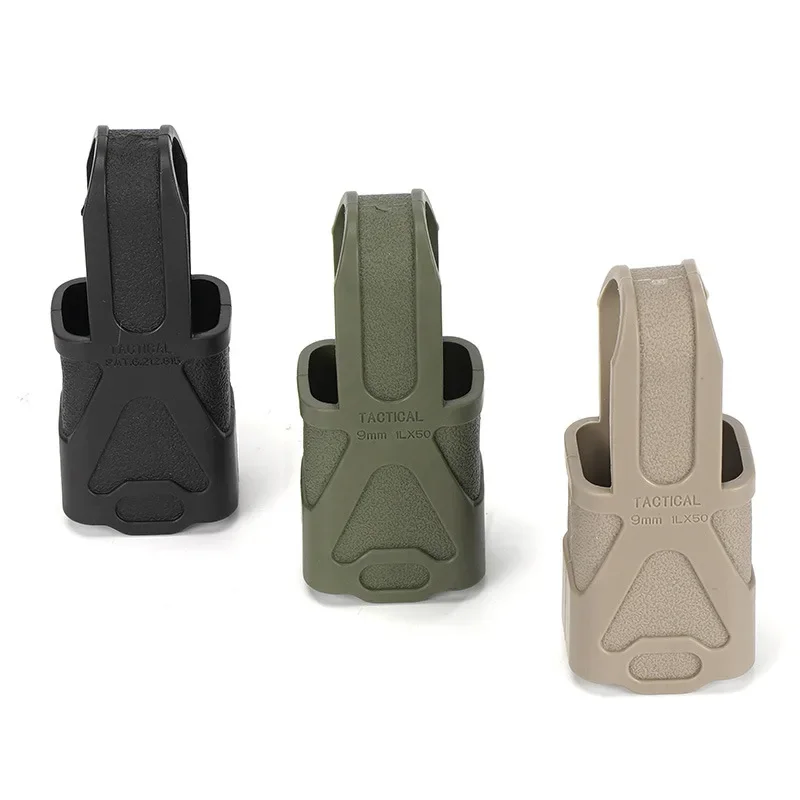 Bolsa táctica de goma para revistas de 9 mm Diseño de extracción rápida resistente al calor y engrosado - imagen 4