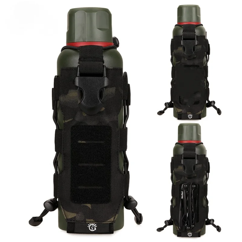 Paquete de intercomunicador exterior camuflaje ajustable montañismo viaje taza cintura deportes bolsa colgante - imagen 4