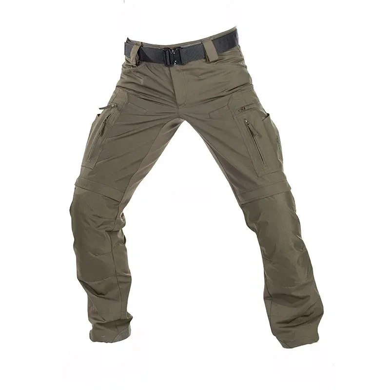 Pantalones Cargo tácticos para hombre, resistentes al desgaste, múltiples bolsillos, pantalones tácticos de caza, pantalones casuales, primavera, otoño, senderismo - imagen 3