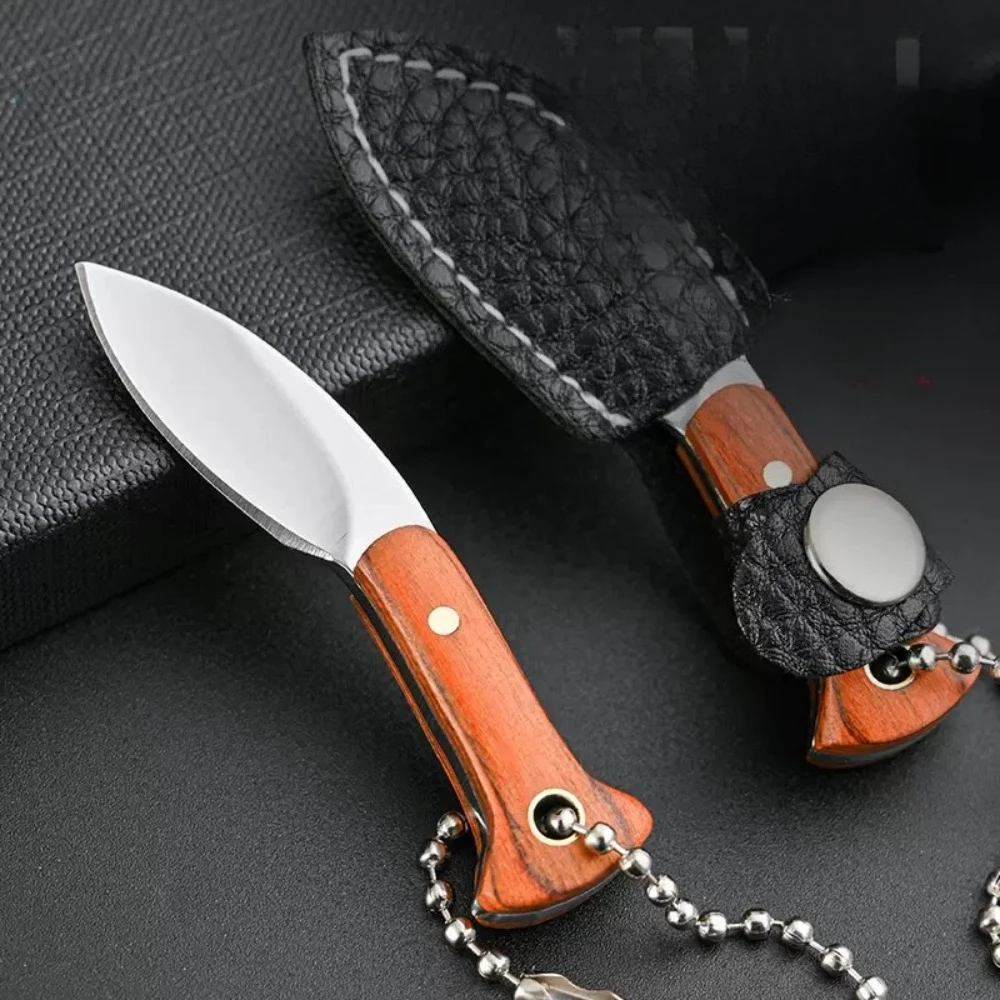 Navaja táctica de bolsillo con hoja fija para EDC y camping montaña - imagen 5