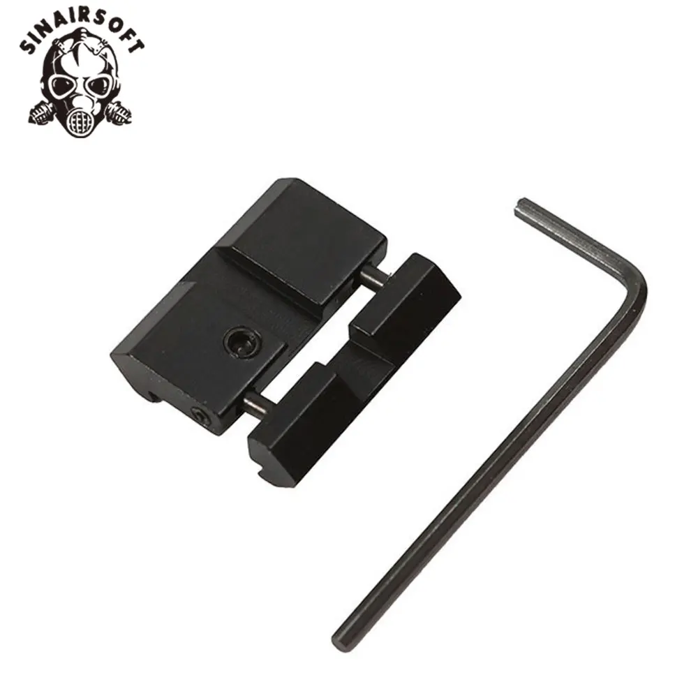 Base de montaje de adaptador de alcance, cola de milano de 11mm a 20mm, montaje en riel Weaver Picatinny, accesorio convertidor de anillo para Rifle de caza - imagen 3