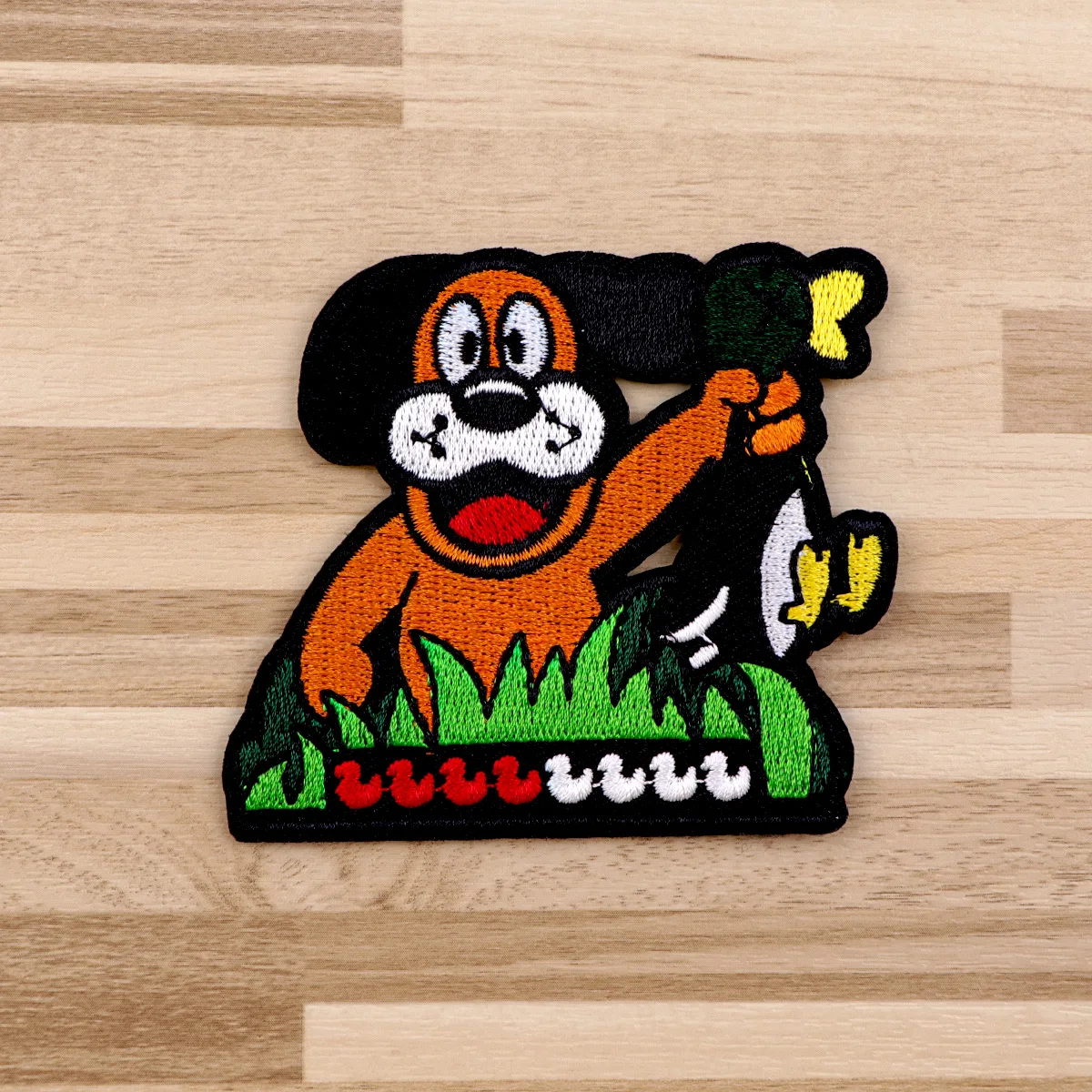 Parche divertido para planchar con forma de perro, parche para ropa, parche bordado de pato de dibujos animados, accesorios de ropa, pegatinas de costura - imagen 4