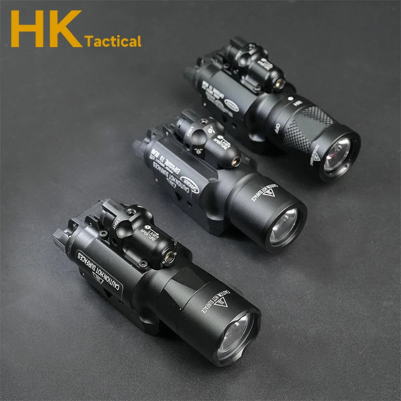 Equipo táctico SF X400V X400U X400 X300 X300U X300V Ultra linterna láser rojo LED estroboscópica pistola caza Scout luces - imagen 3