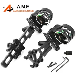 Mira AME arco compuesto 5 pines con luz – Ajustable para caza