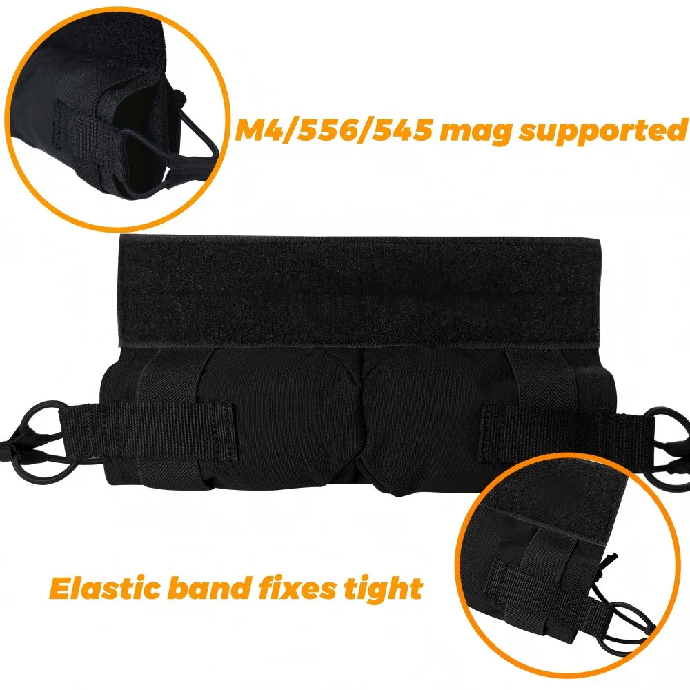 Bolsa magnética de extracción lateral UNIONTAC: bolsa mágica M4 ligera y horizontal de nailon 500D resistente a la abrasión con todos los chalecos - imagen 5