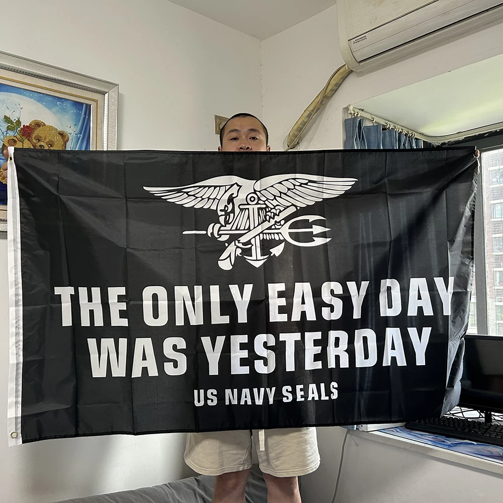 Bandera Marina EE. UU. poliéster – Colgante decorativo exterior
