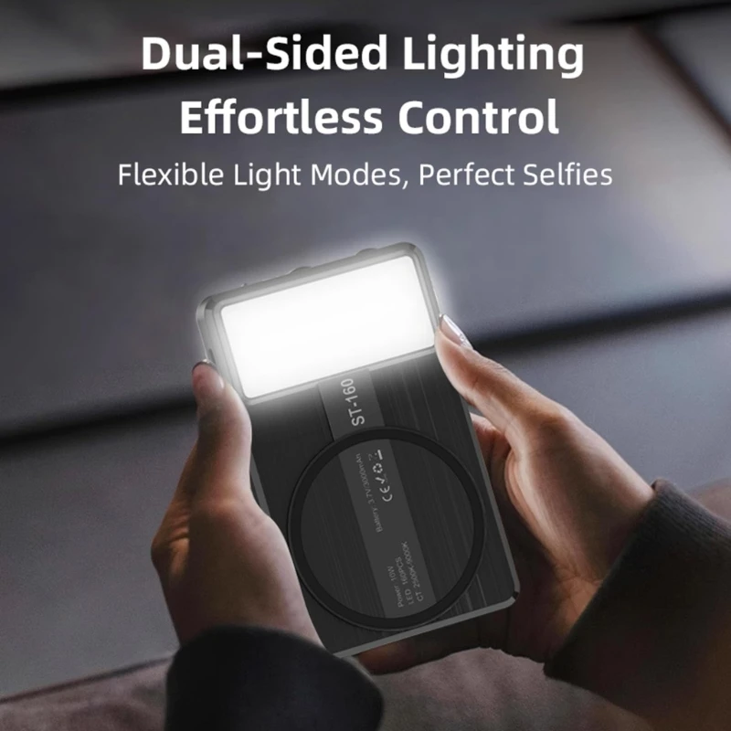 Telefooncameralamp met meerdere hoeken 1/4" Schroefbevestiging 180° Draaibaar Aanpasbaar licht voor het maken inhoud K1KF