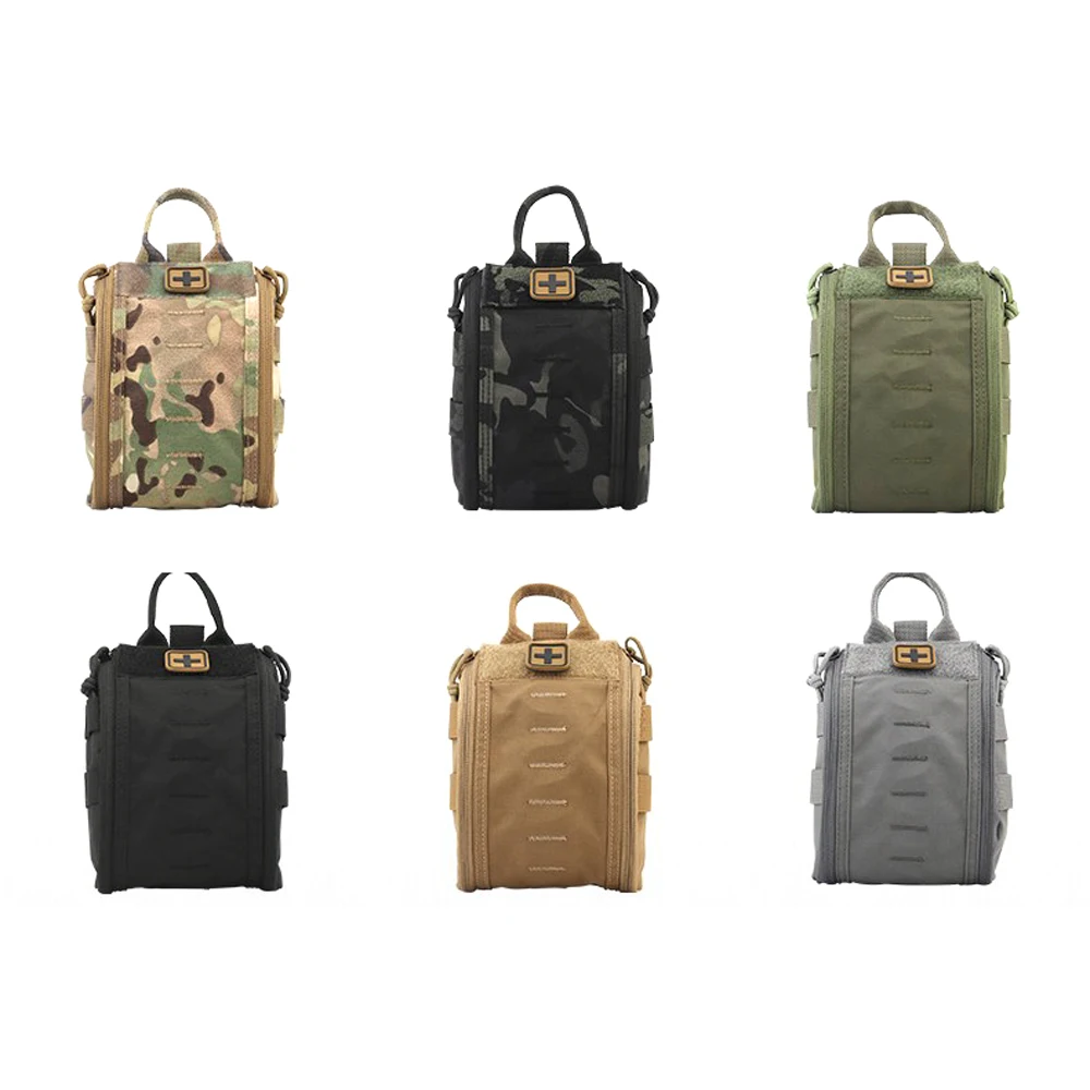 Paquete de primeros auxilios táctico, Kit de primeros auxilios de rescate de emergencia múltiple, caza, Camping, respuesta rápida, bolsa de herramientas de supervivencia