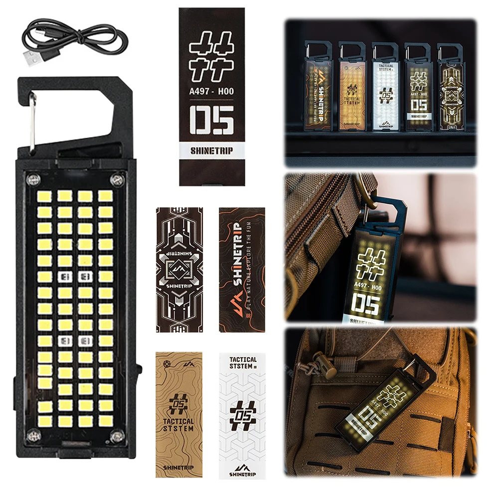 ShineTrip serie 05 linterna de Camping portátil magnética tipo C llavero de bolsillo recargable luz impermeable pequeña lámpara colgante - imagen 4