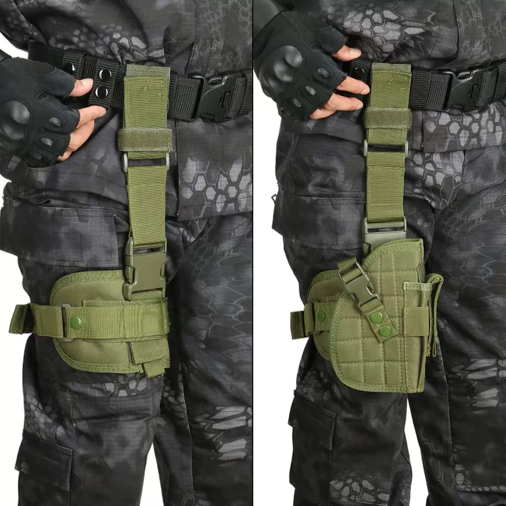 Bolsa MOLLE para pistola con correa universal de pierna - imagen 5