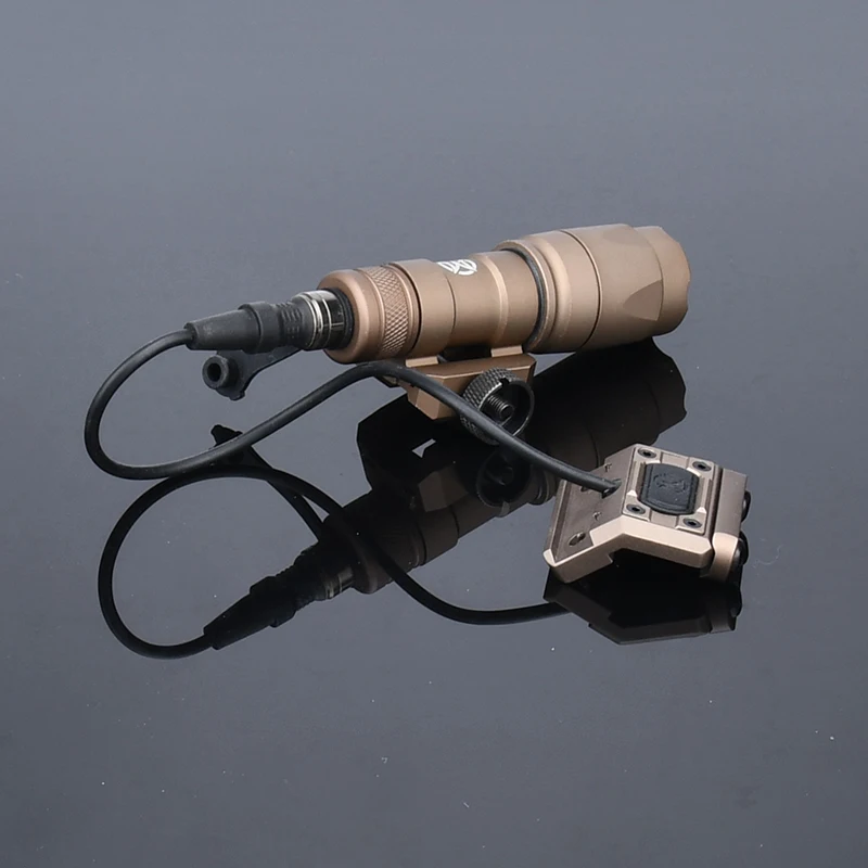 Juego de luz de explorador de armas, linterna táctica M600 M300, interruptor de presión remoto ModButton, Base de montaje de foco de caza M600C - imagen 4