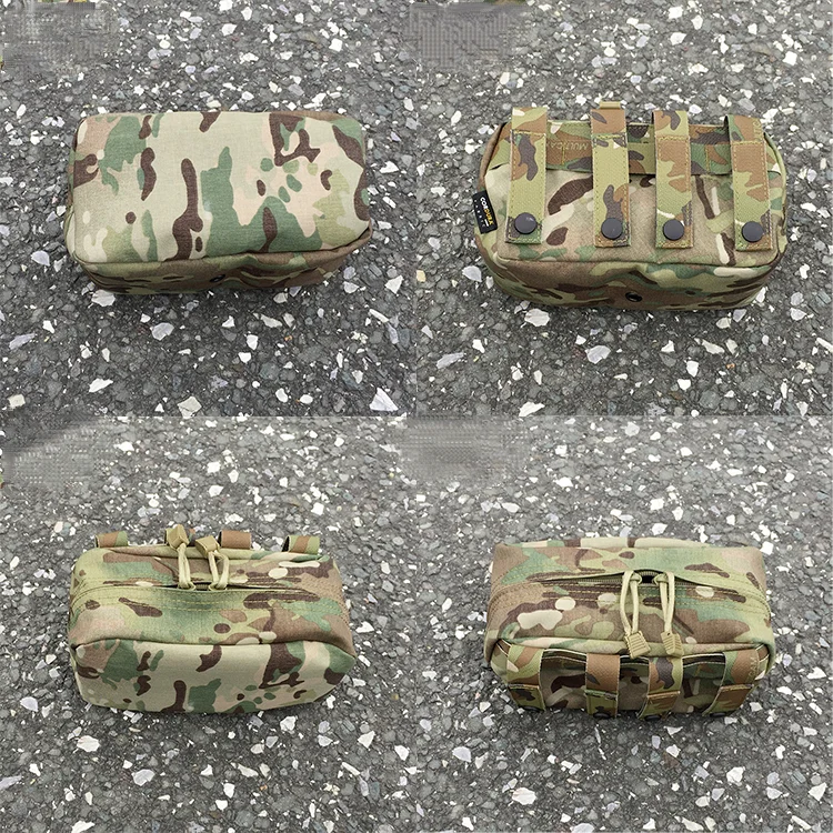 Tcmaoyi-Chaleco Multicam de tela, bolsa de residuos, paquete de accesorios, Tc0036-Mc - imagen 2