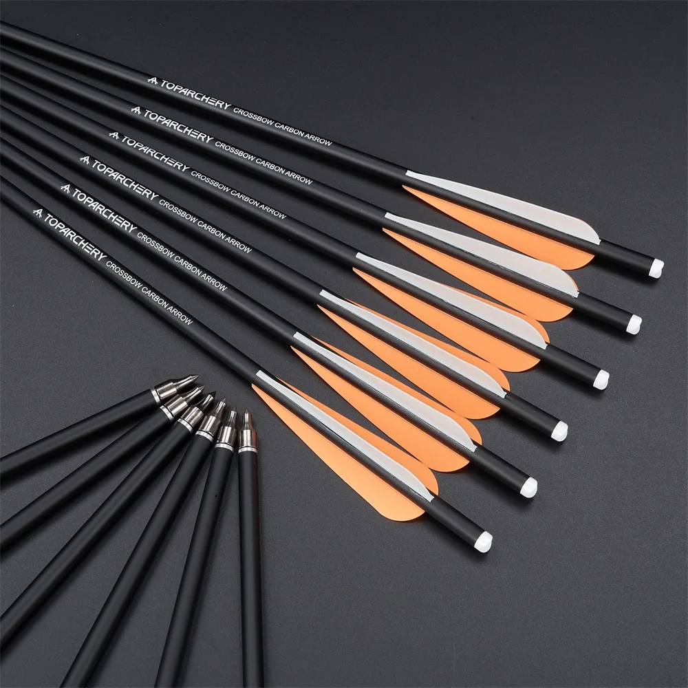 Toparchery Flechas de ballesta de carbono para caza y tiro al blanco - imagen 2
