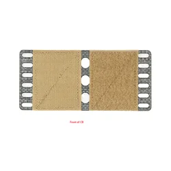 Placa T MOLLE chaleco táctico – Soporte expansión