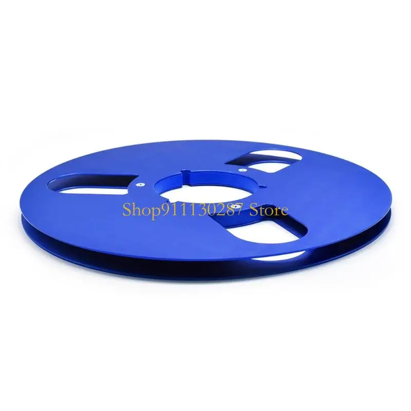 Carrete aluminio J1HC 3 orificios con disco Nab Hub cinta vacía 10,5 pulgadas para equipos grabación estudio - imagen 4