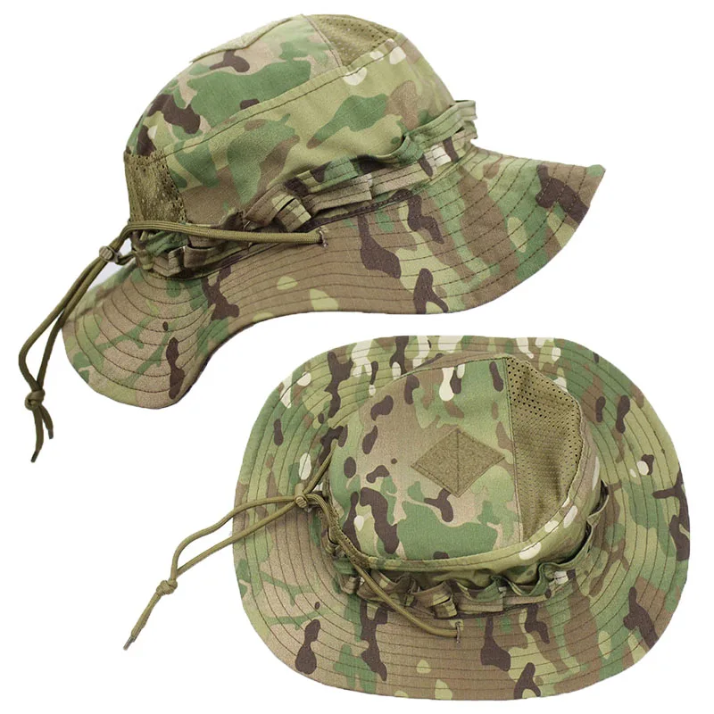 Nuevo gorro Boonie táctico para caza, senderismo, Camping, camuflaje, sombreros a prueba de sol, sombreros para hombre, deportes al aire libre, pesca, senderismo