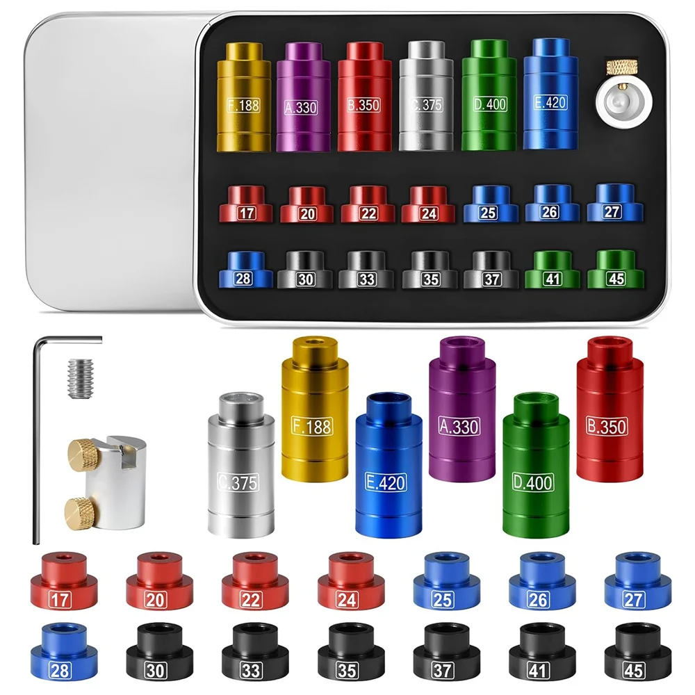 Kit comparador de espacios entre balas y cabezales