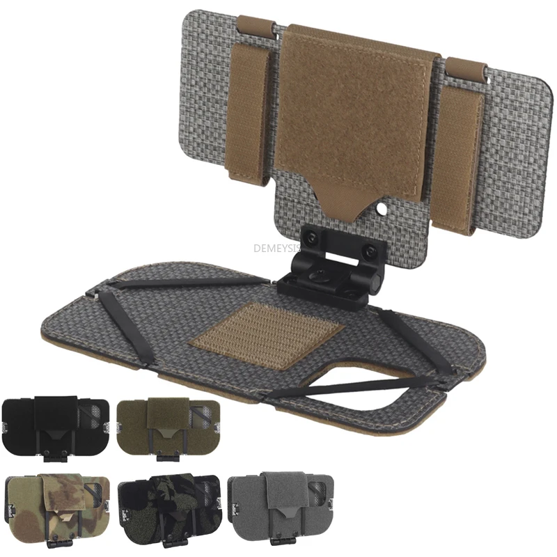 Chaleco de caza MOLLE, funda de teléfono, tablero de navegación plegable, aparejo de pecho ligero, bolsa de soporte para teléfono para IPhone 15 Pro