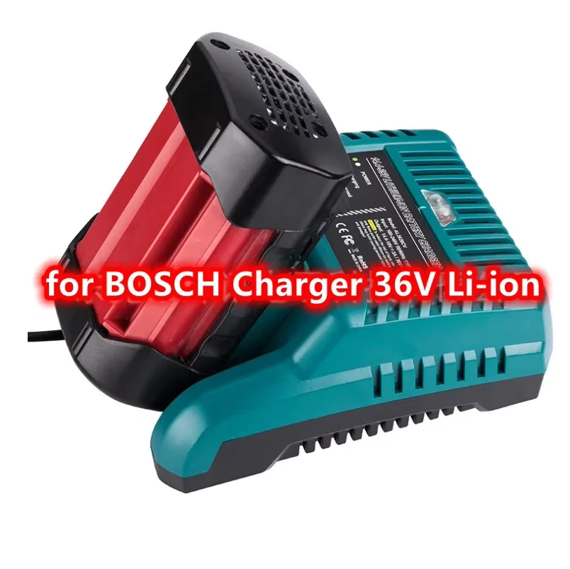 Baterías de repuesto de iones de litio para cargador BOSCH, batería recargable de iones de litio de 36V BAT810 BAT836 BAT840 GBH36V-LI, cargador de herramientas - imagen 5